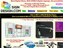 Tablet Screenshot of digitalmessageboard.com